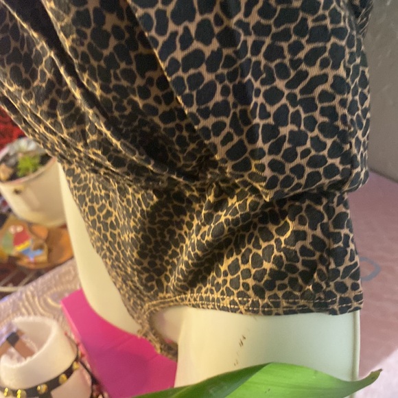 Women’s n:Philanthropy’s peppermint leopard print, bodysuit sugar cheetah - Picture 9 of 17